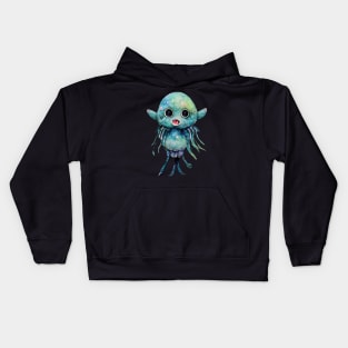 Cute Sea Alien Monster Kids Hoodie